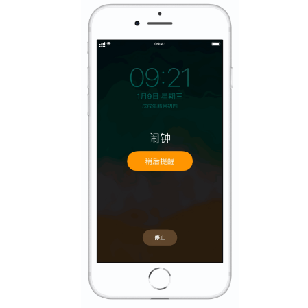 黄浦苹果维修网点分享iPhone的闹钟稍后提醒时间是9分钟 