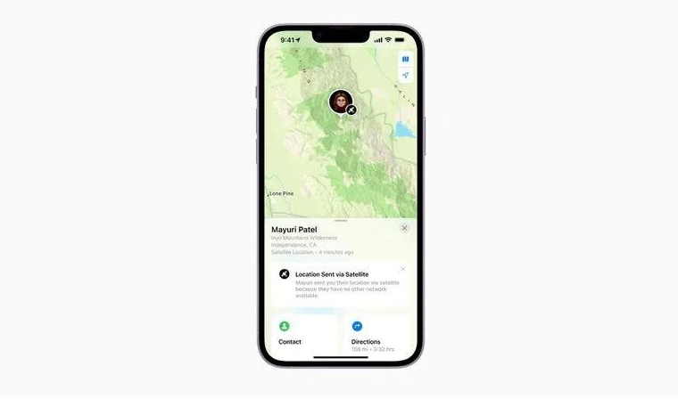 黄浦苹果14维修分享iPhone14系列中 FindMy功能通过卫星分享位置方法教程 